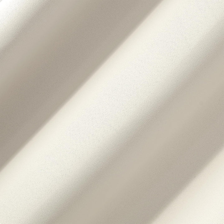 Sun Zero Soho Blackout Energy Efficient Grommet Curtain Single Panel, 54" x 63", Pearl Off-white