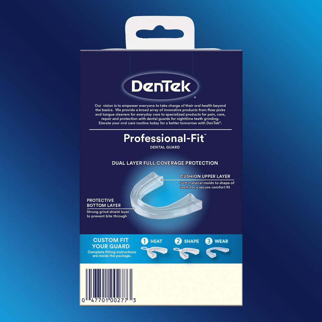 DenTek Professional-Fit Dental Guard, Mouth Guard for Grinding Teeth at Night, 1 Count Retail $24.99