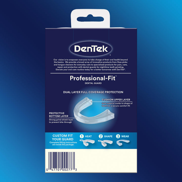 DenTek Professional-Fit Dental Guard, Mouth Guard for Grinding Teeth at Night, 1 Count Retail $24.99