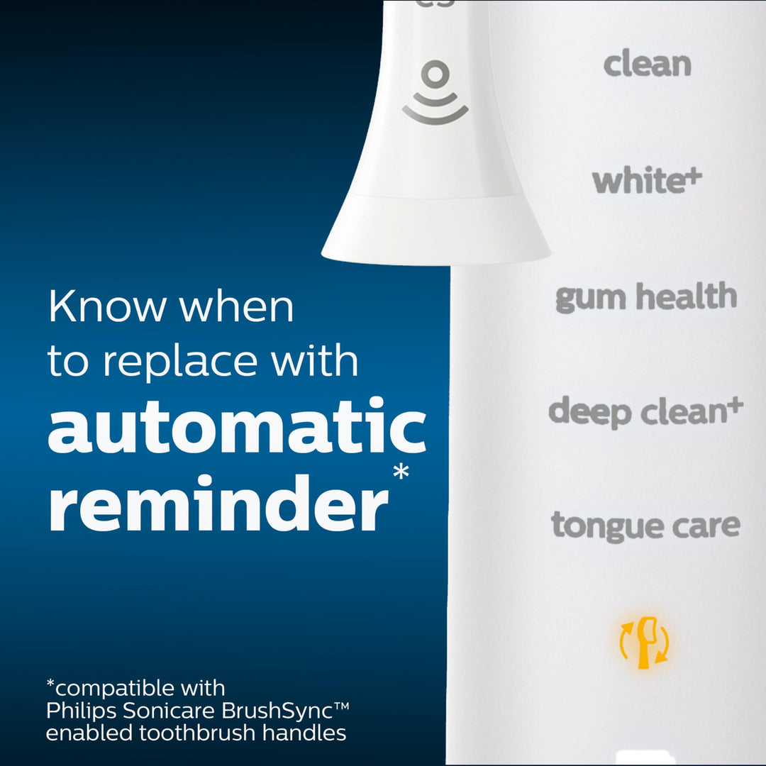 Philips Sonicare C3 Two-in-One - Genuine Replacement Electric Toothbrush Heads, White, 2 Pack, HX9042/65