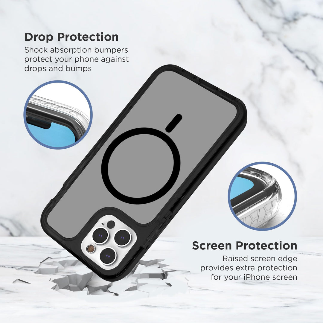 iHome Velo Gloss Silicone Case for iPhone 12 Pro, MagSafe Compatible, Lightweight Design, Superior Grip, Drop Protection, Screen Protection, Premium iPhone 12 Pro Case Pink Retail $12.99