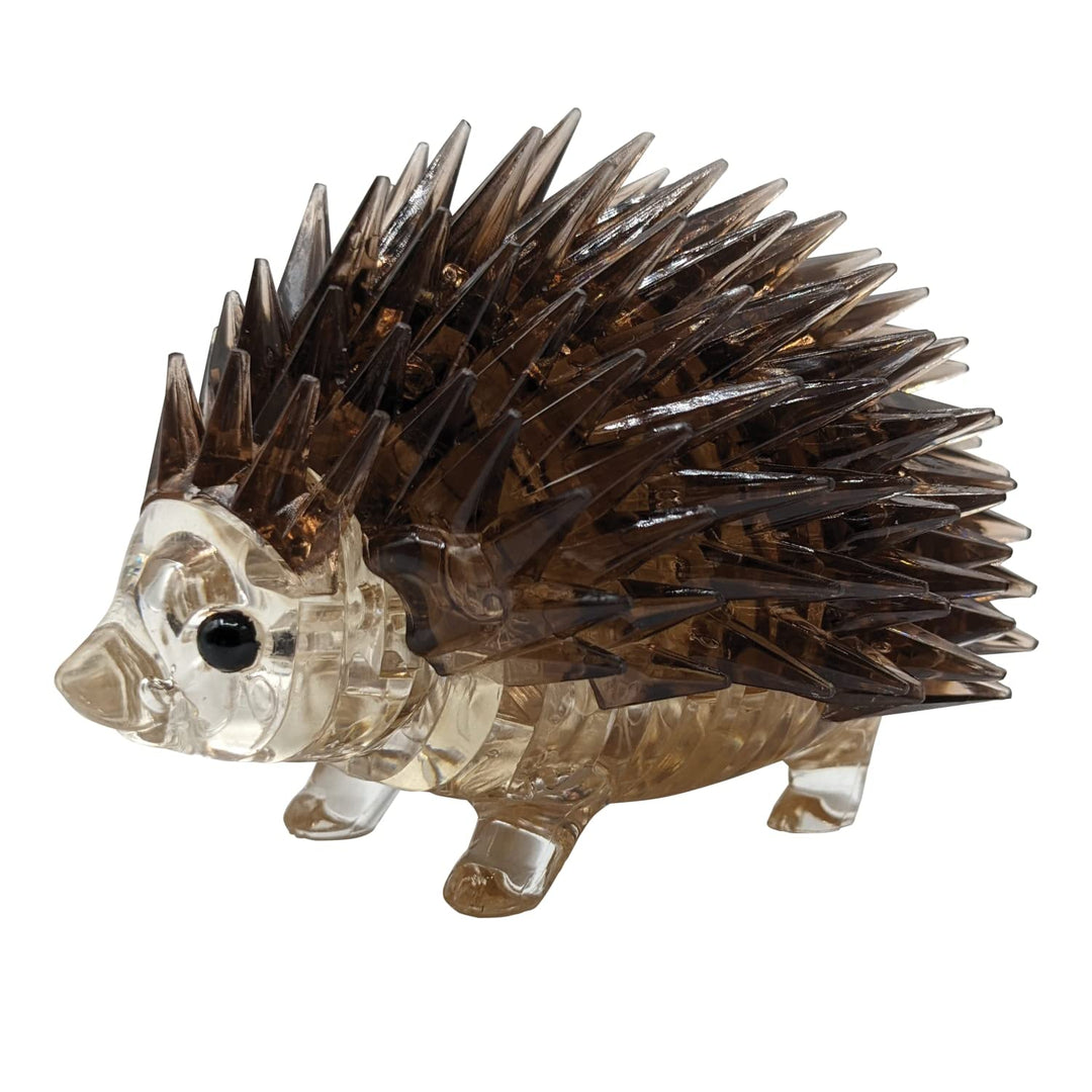 BePuzzled, Hedgehog Original 3D Crystal Puzzle, Perfect for Puzzlers Ages 12 and Up, Challenging to Complete and Beautiful to Display, Collect Them All