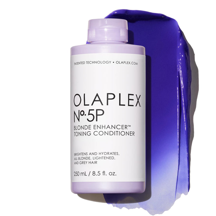 Olaplex NÃ‚Âº. 5P Blonde Enhancer Purple Toning Conditioner: Neutralizes Brassiness & Strengthen | Repairs Damages & Hydrates Hair | For Coily, Curly, Straight, and Wavy, 250 mL / 8.5 Fl. Oz.