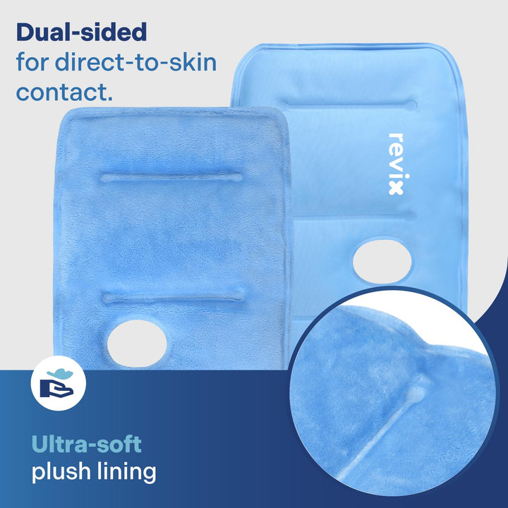REVIX Wrist Ice Pack Wraps for Carpal Discomfort Soothing (2-Piece Set) Reusable Gel Hand Ice Packs, Cold Pack with Cold Compress, Promote Flexibility and Reduce Fatigue