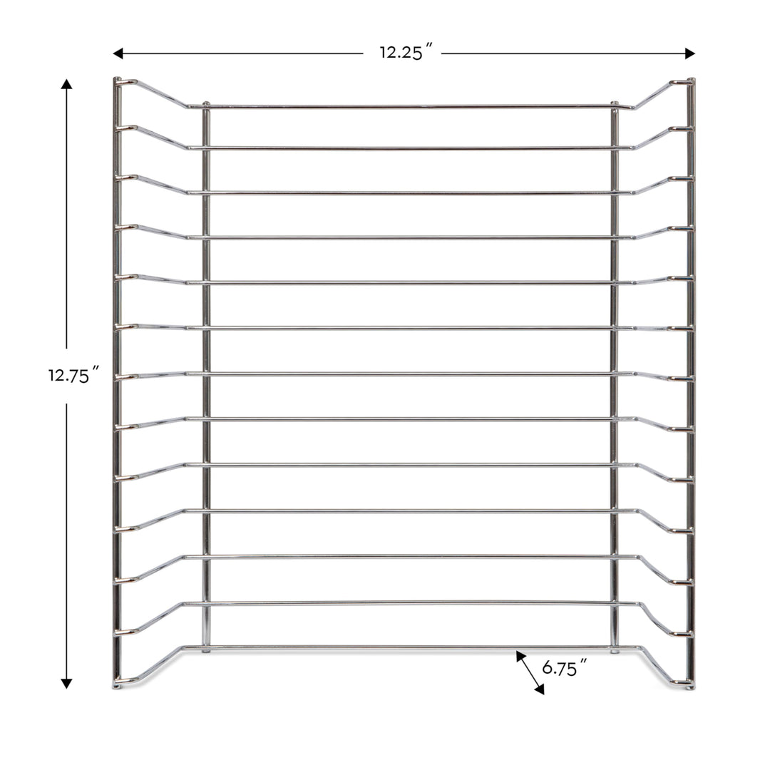 Melissa & Doug Multi-Fit Metal Wire Puzzle Rack 12 inches wide and 0.75 inches deep