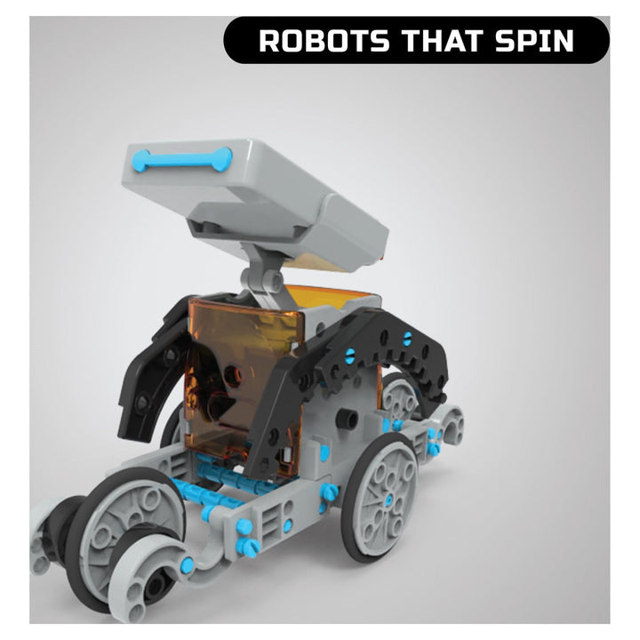 Discovery #Mindblown Solar Vehicle Creations 197 Easy-Build Pieces, Solar Robots, Powered by The Sun, STEM Science Technology Engineering Math Set, for Ages 8+, Vary Retail $14.99