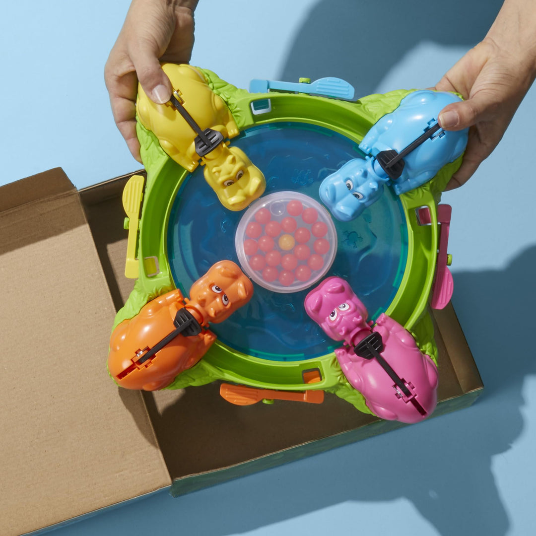 Hasbro Gaming Hungry Hungry Hippos Game for Preschoolers | Instant Marble Relaunch, Easy Set-Up & Storage| Ages 4 and Up | 2 to 4 Players | Kids Games Retail $19.84