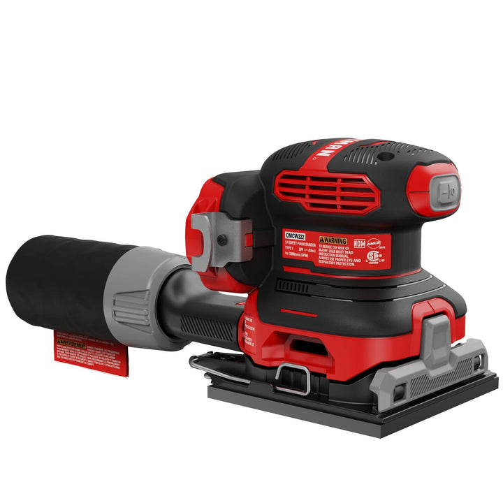 CRAFTSMAN V20 Sander, Cordless, 1/4 Sheet Sander, 9,000-12,000 OPM Bare Tool Only (CMCW222B) Retail $49.00
