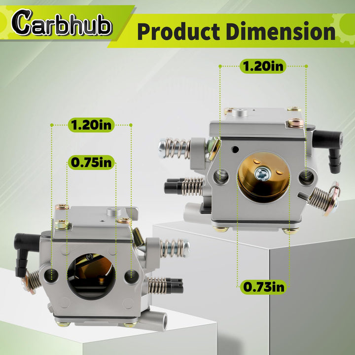 Carbhub MS380 Carburetor for Sthil 038 MS380 MS381 MS382 038 AV Super Magnum Chainsaw for Zama C3-S148 for Tillotson HE-19 Carb Replace Number 11191200602 11191200605 11191200650