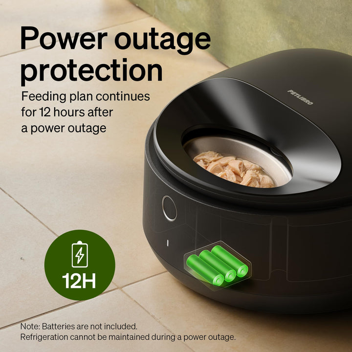 PETLIBRO Automatic Cat Feeder Wet Food with Stainless Steel Bowl, Refrigerated Auto Cat Feeder with Semiconductor Cooling, 3 Fresh Meals for 3 Days, App-Controlled Pet Food Dispenser, Easy to Clean Retail $179.99