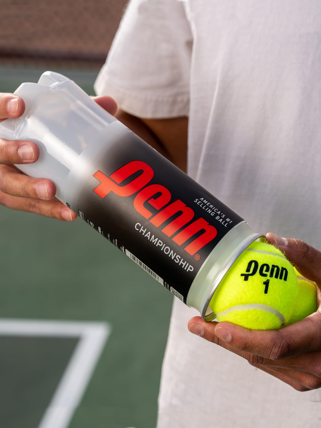 Penn Championship Tennis Balls - Extra Duty Felt Pressurized Tennis Balls - 1 Can, 3 Balls Retail $22.94
