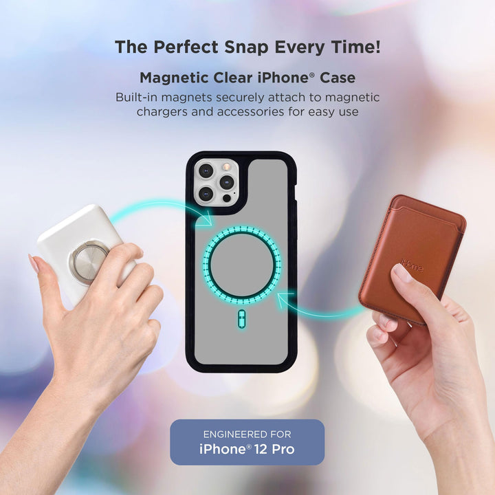 iHome Velo Gloss Silicone Case for iPhone 12 Pro, MagSafe Compatible, Lightweight Design, Superior Grip, Drop Protection, Screen Protection, Premium iPhone 12 Pro Case Pink Retail $12.99