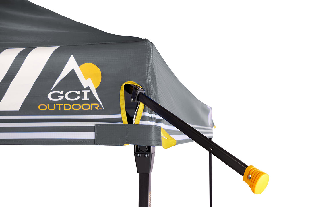 GCI Outdoor LevrUp Pop Up Canopy Tent, 10x10, Mercury Gray Retail $250.00