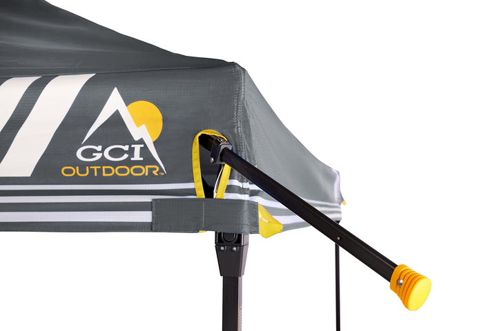 GCI Outdoor LevrUp Pop Up Canopy Tent, 10x10, Mercury Gray Retail $250.00