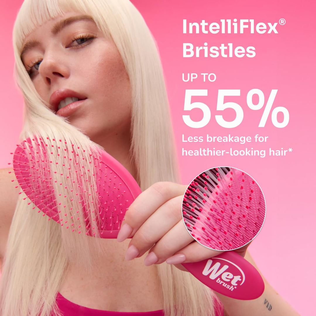 Wet Brush Original Detangler Hair Brush, Black Frost - Ultra-Soft IntelliFlex Bristles - Detangling Brush Glides Through Tangles For All Hair Types (Wet Dry & Damaged Hair) - Women & Men