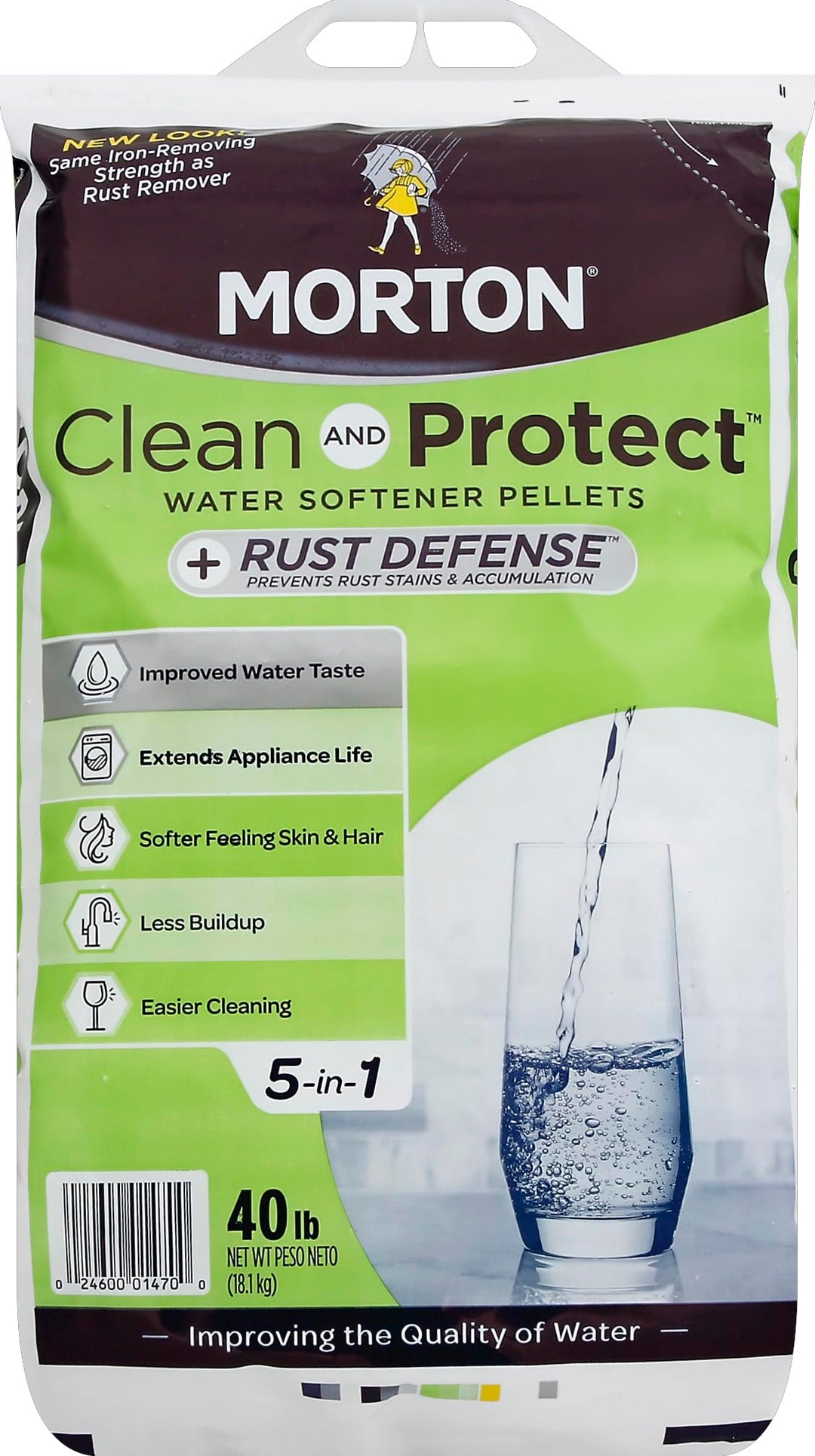 Morton Rust Remover Super Pellets Salt - 40lbs Retail $11.99