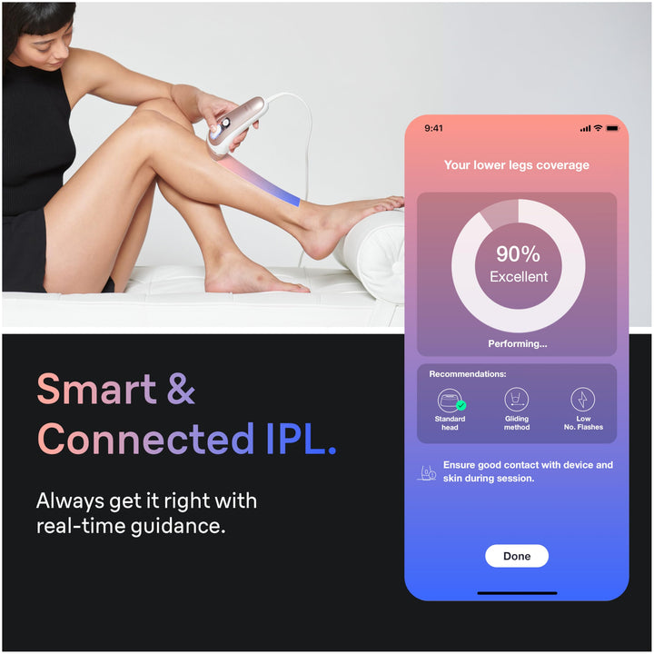 Braun Smart IPL, Skin iÃ‚Â·Expert Pro 7: at Home Laser Hair Removal, Permanent Visible Hair Reduction, Vanity Case, Venus Razor, 3 Smart Heads, IPL7243