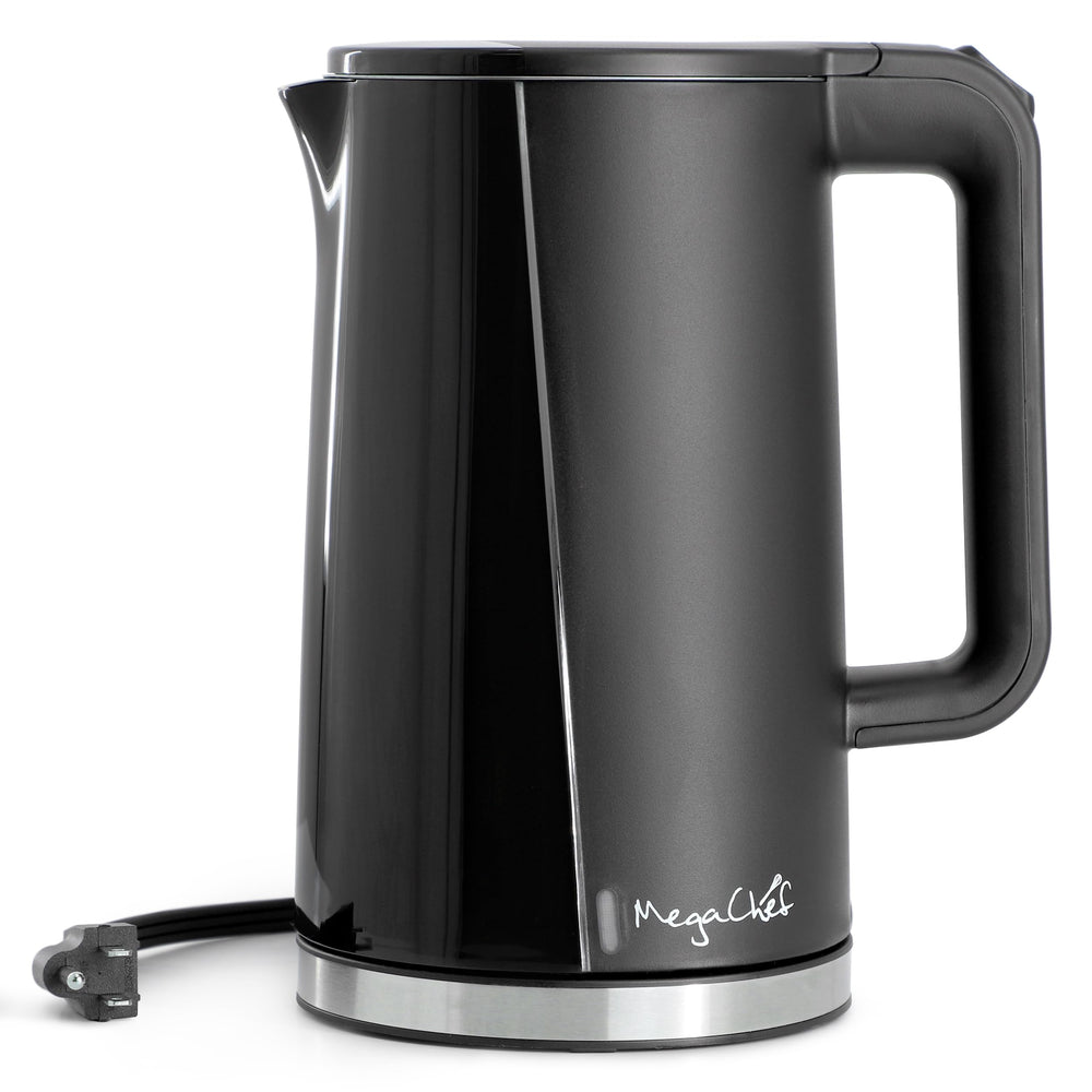 MegaChef 1.7 Quart Double Wall Insulated Stainless Steel Electric Watter Boiler/Tea Kettle Retail $39.99