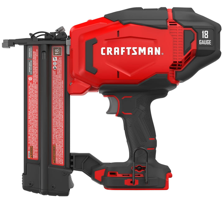CRAFTSMAN V20 Brad Nailer, 18GA, Cordless, Bare Tool Only (CMCN618B) Retail $134.00