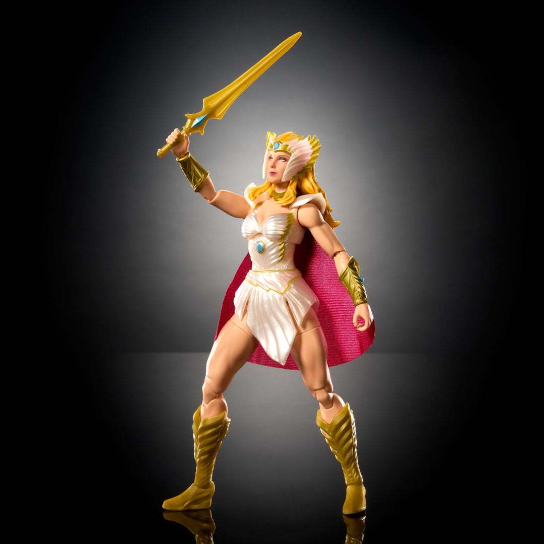 Masters of the Universe Masterverse She-Ra Action Figure New Etheria, 7-inch Motu Toy 30 Articulations, Swap Hands, Soft Goods Cape, Shield, Sword Retail $23.76