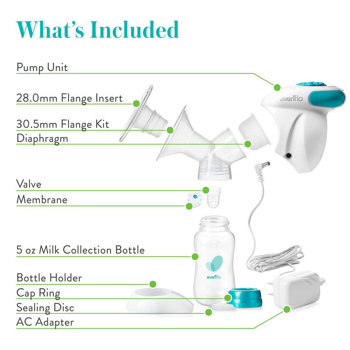 Evenflo Feeding Occasional Use Closed System Advanced Single Electric One-Handed Breast Pump Retail $39.99