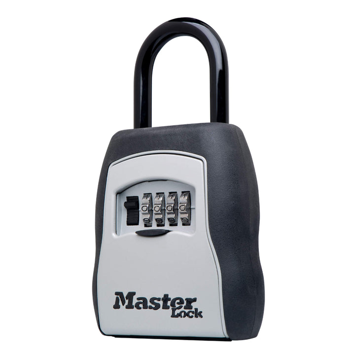 Master Lock Key Lock Box, Outdoor Lock Box for House Keys, Portable Combination Lockbox Resettable Code, 5400EC, Black Retail $31.99