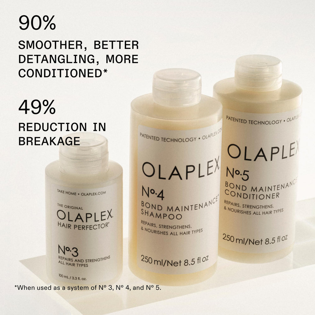 Olaplex No. 4 Bond Maintenance Shampoo, Repairs, Strengthens, & Nourishes All Hair Types, Adds Shine & Leaves Hair Feeling Soft, 33.8 fl oz