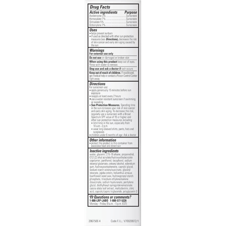 La Roche Posay Anthelios UV Hydra Sunscreen SPF 50, Daily Hydrating Sunscreen for Face with Hyaluronic Acid and Vitamin E, Broad Spectrum Invisible SPF Protection, Anti Aging, Fragrance Free