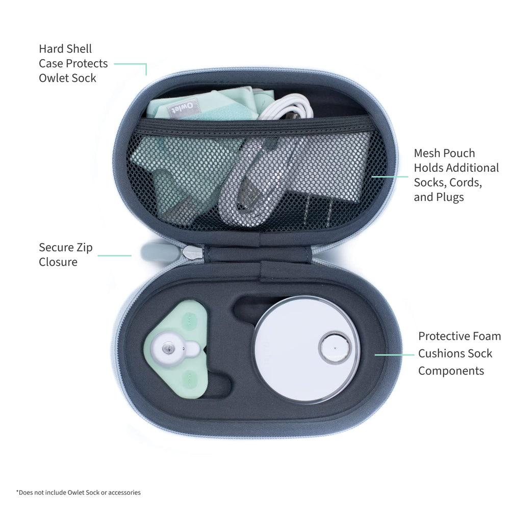 Owlet Dream Sock Travel Case - Keep Your Baby Monitor Safe and Organized On-The-Go Retail $30.00