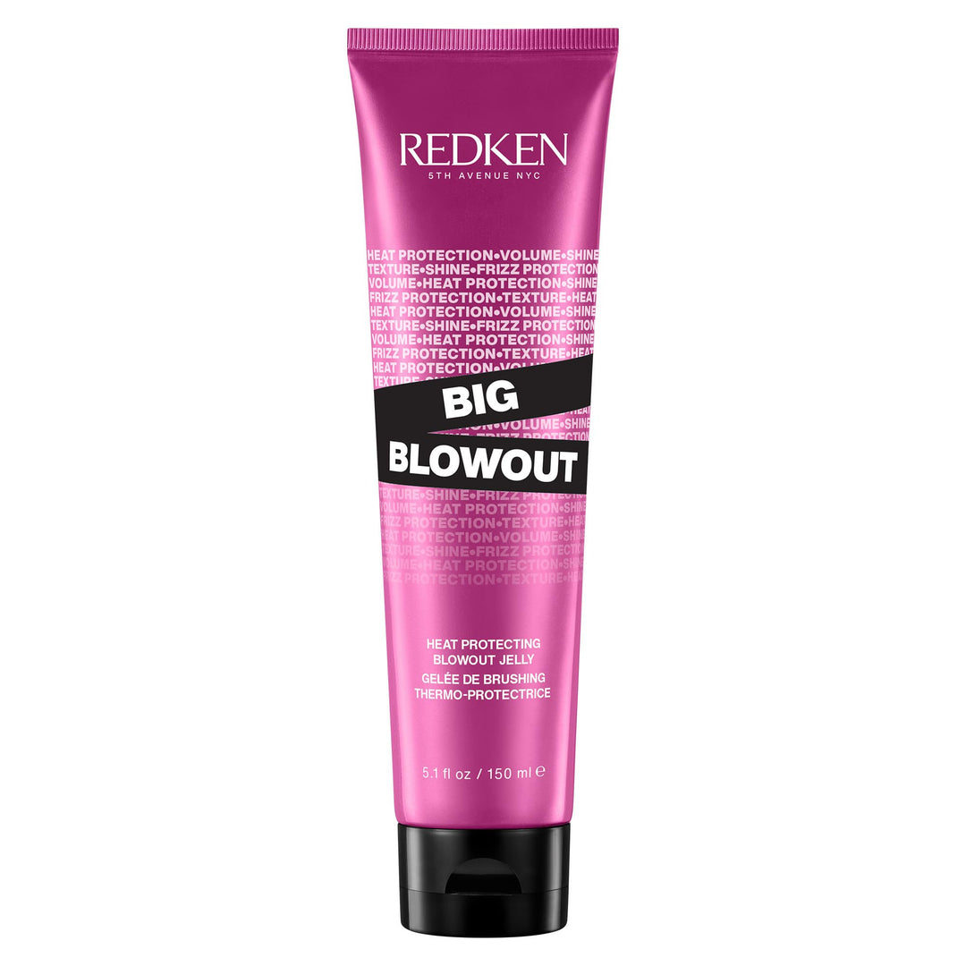 Redken Big Blowout Heat Protectant Gel - Provides All-Over Volume & Movement, Hair Shine & Frizz Control, Blowdry Gel For All Hair Types, 5.1 Fl Oz Retail $36.00
