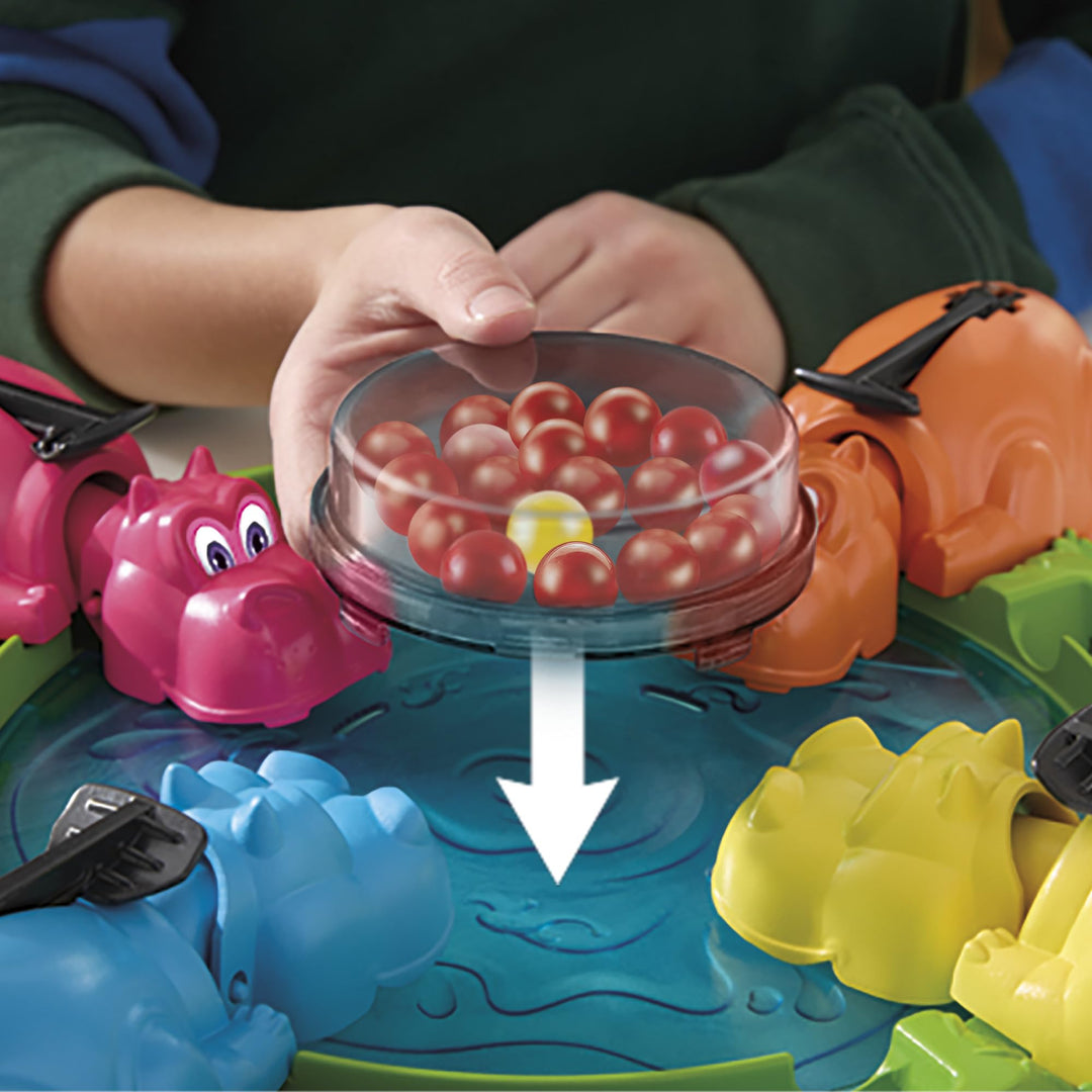 Hasbro Gaming Hungry Hungry Hippos Game for Preschoolers | Instant Marble Relaunch, Easy Set-Up & Storage| Ages 4 and Up | 2 to 4 Players | Kids Games Retail $19.99