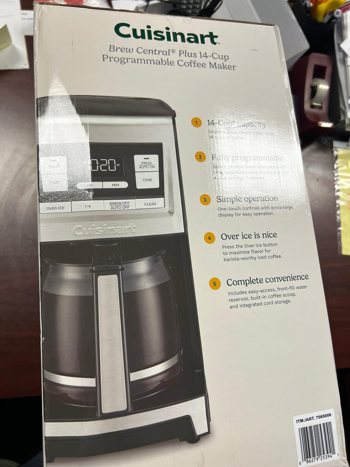 Cuisinart Brew Central Plus 14-Cup Programmable Coffee Maker