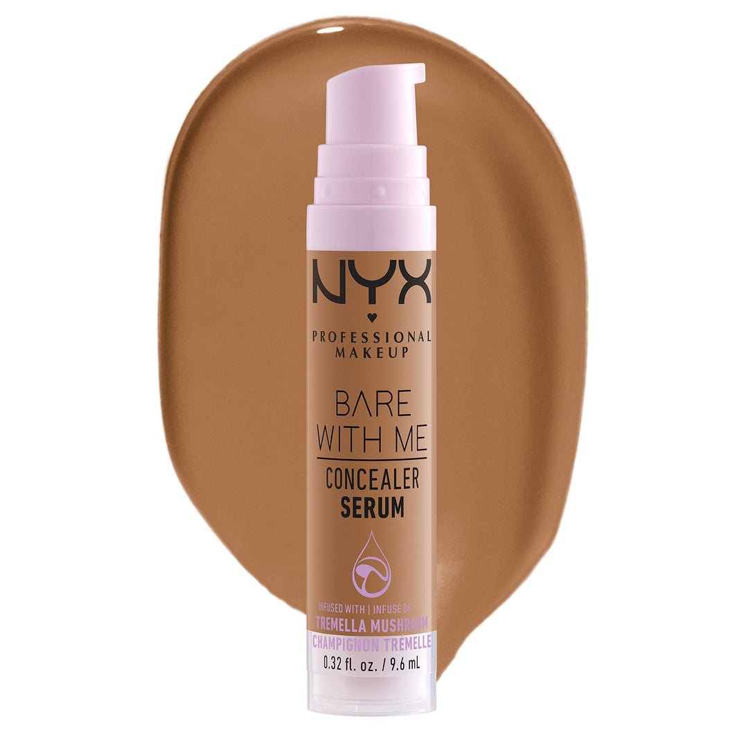 NYX PROFESSIONAL MAKEUP Bare With Me Concealer Serum, Concealer Makeup For Up To 24Hr Hydration - Deep Golden Retail $12.00