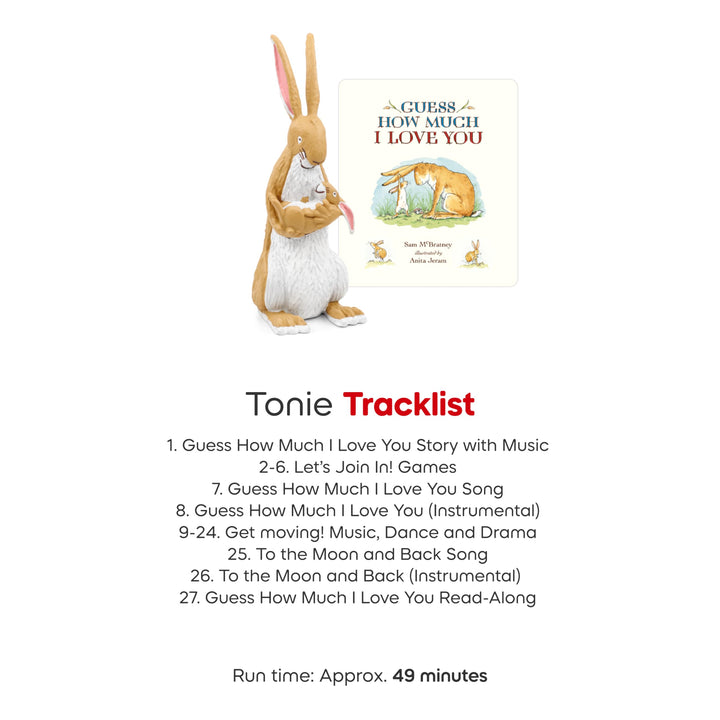 Tonies Guess How Much I Love You Audio Toy Figurine Retail $19.99