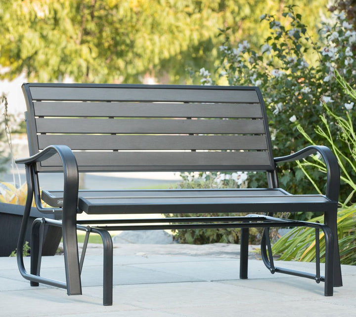 LIFETIME 60276 Glider Bench, Harbor Gray Retail $223.99