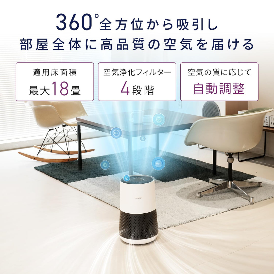 WINIX A231 Air Purifier for Bedroom Up to 1110 Ft² in 1 Hr With Air Quality Monitor, True HEPA, Carbon Filter and Auto Mode, Captures Pet Allergies, Smoke, Dust Retail $97.24