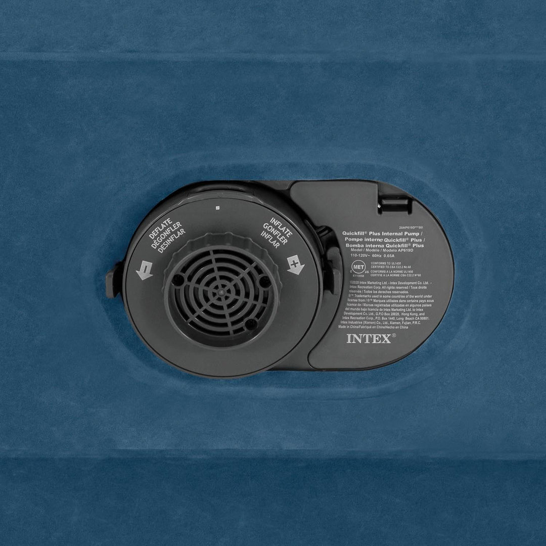 Intex Queen Dura-Beam Deluxe Series Comfort Headboard Airbed with Internal Pump Retail $53.00