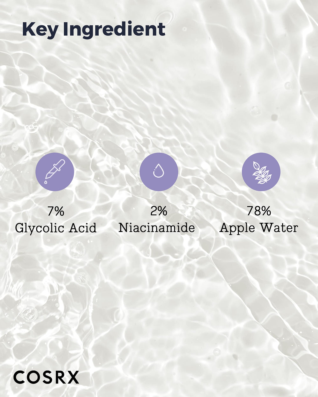 COSRX 7% Glycolic Acid Whitehead Removing Power Liquid, 3.38 fl.oz, AHA Exfoliant, Exfoliating Toner for Face & Body, Pore Minimizer, Korean Skin Care