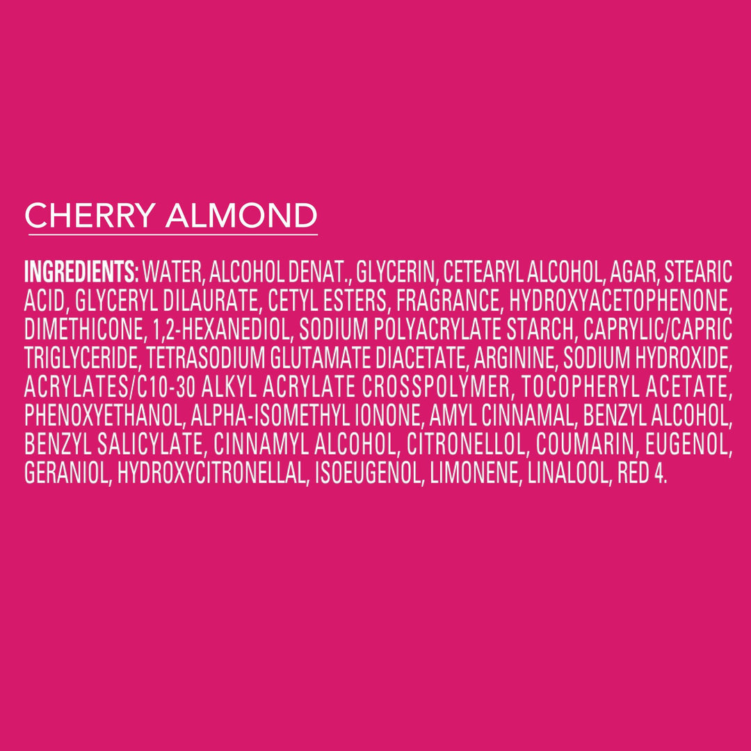 Jergens Cherry Almond Lotion Bursts, Squishy Heart-Shaped Moisturizer Bursts, Gifts for Teen Girls or Boys, 38 Ct