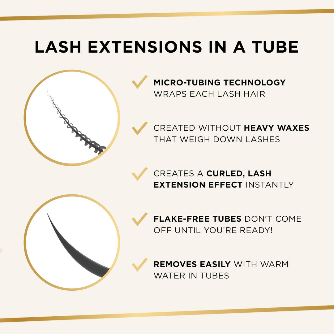 tarte tartelette XL tubing mascara Ã¢â‚¬â€œ Lash Extensions in a Tube with Peptide, Vitamin E & B5, Extra Length & Volume, Longwear, Smudge-Proof, Easy to Remove, Vegan & Cruelty Free