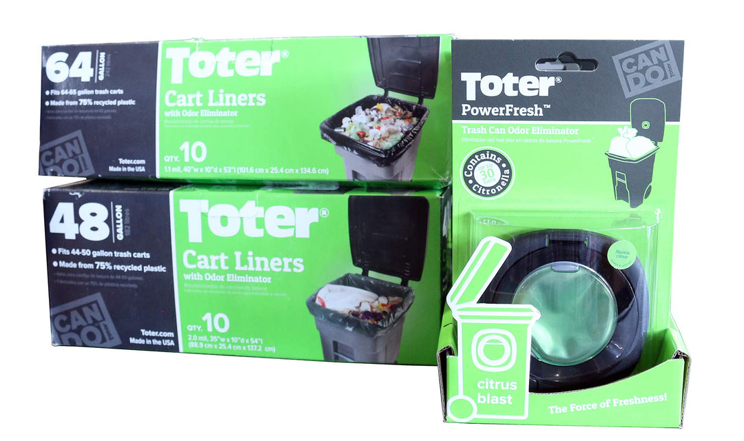 Toter PowerFresh Odor Eliminator, Black