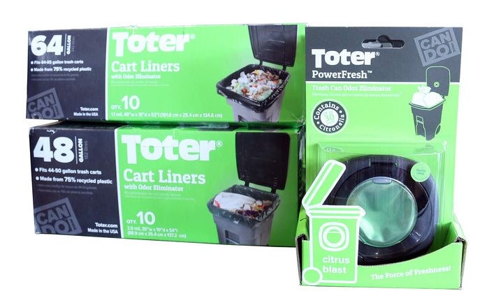 Toter PowerFresh Odor Eliminator, Black