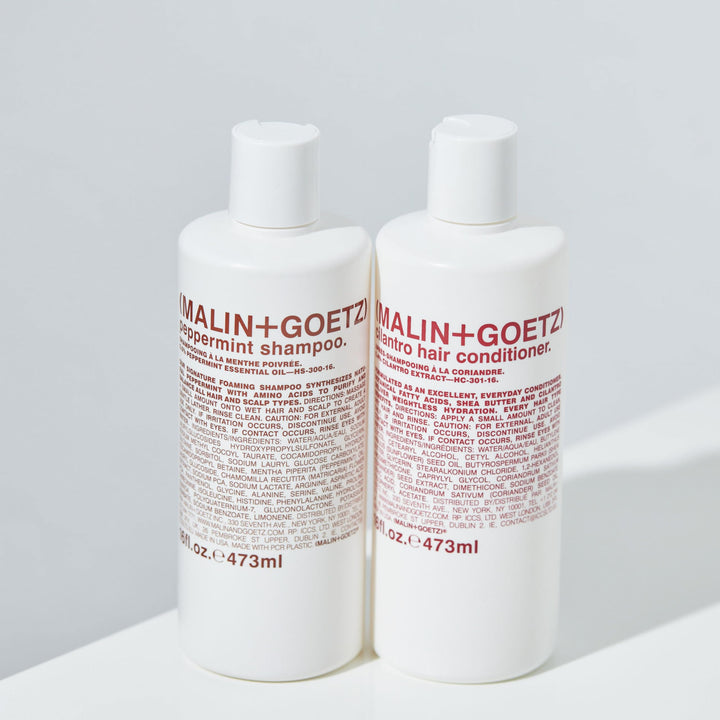 MALIN+GOETZ Cilantro Hair Conditioner 16 oz | Everyday Essential Conditioner with Cilantro Extract, Shea Butter, Fatty Acids | Hydrates, Detangles, Reduces Frizz | Vegan, Cruelty-Free