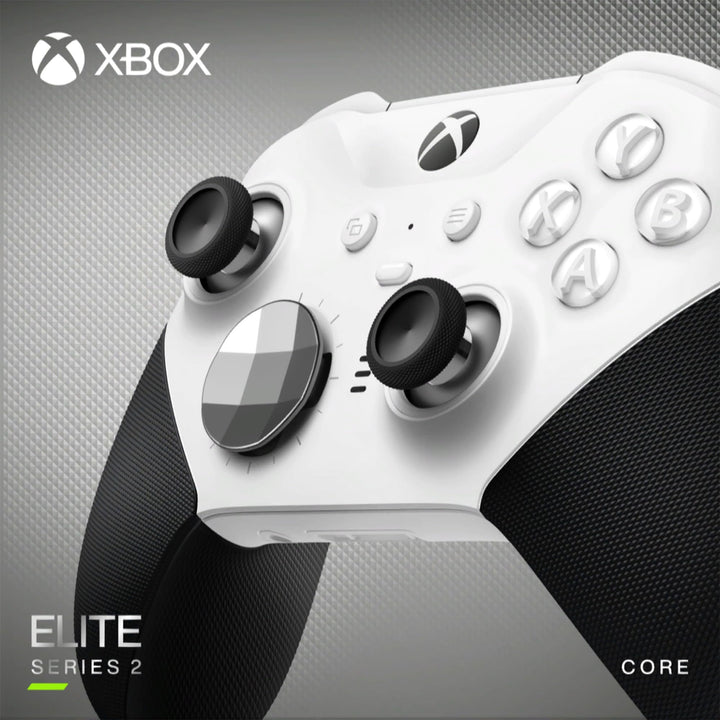 Xbox Elite Series 2 Core Wireless Gaming Controller – White Series X|S, One, Windows PC, Android, and iOS Retail $149.99