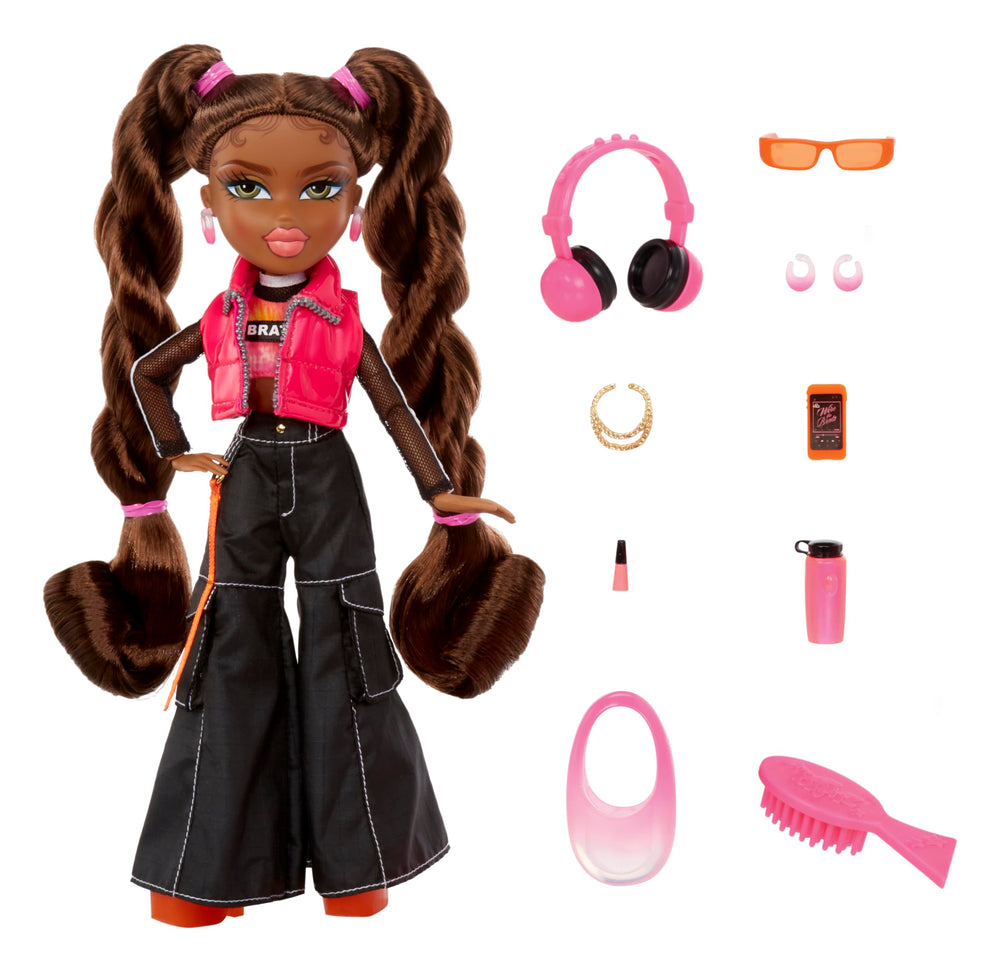 Alwayz Bratz Sasha Fashion Doll with 10 Accessories and Poster Retail $28.00