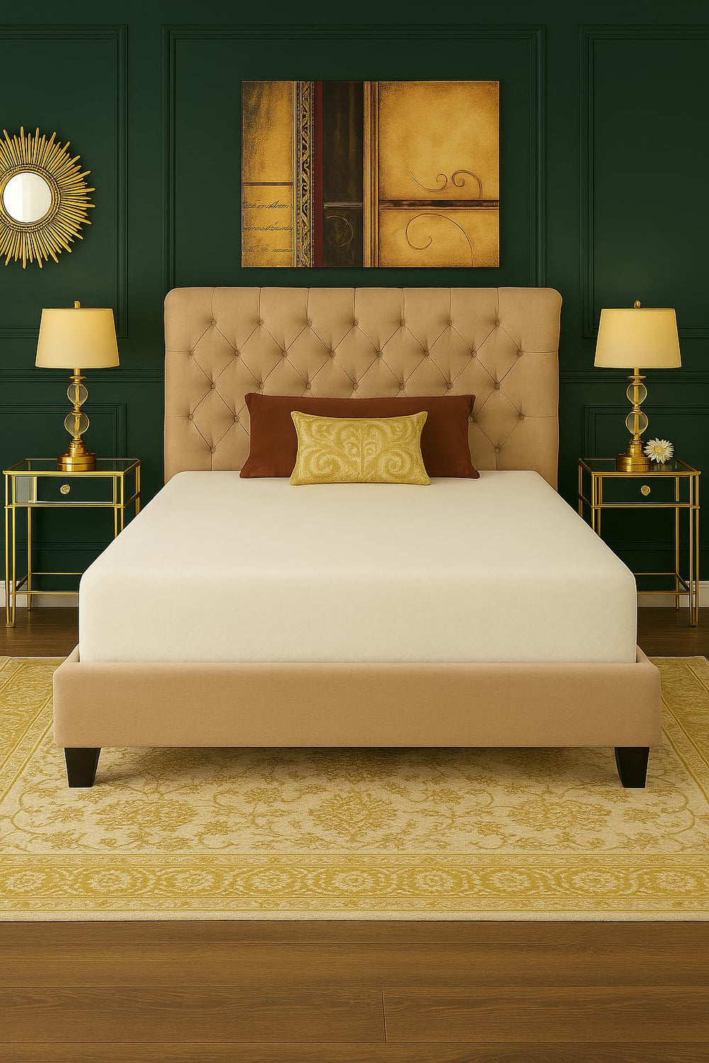 Atlas Mattress Memory Foam Mattress, Gel-Infused with High-Density Base, Medium Firm, CertiPUR-US, Washable Cover, 8 inches, Queen Retail $329.00