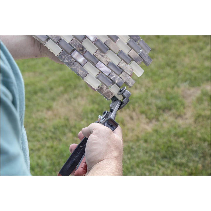 MARSHALLTOWN Glass Tile Nippers, Round Blades, Soft Grip Handle, TN3
