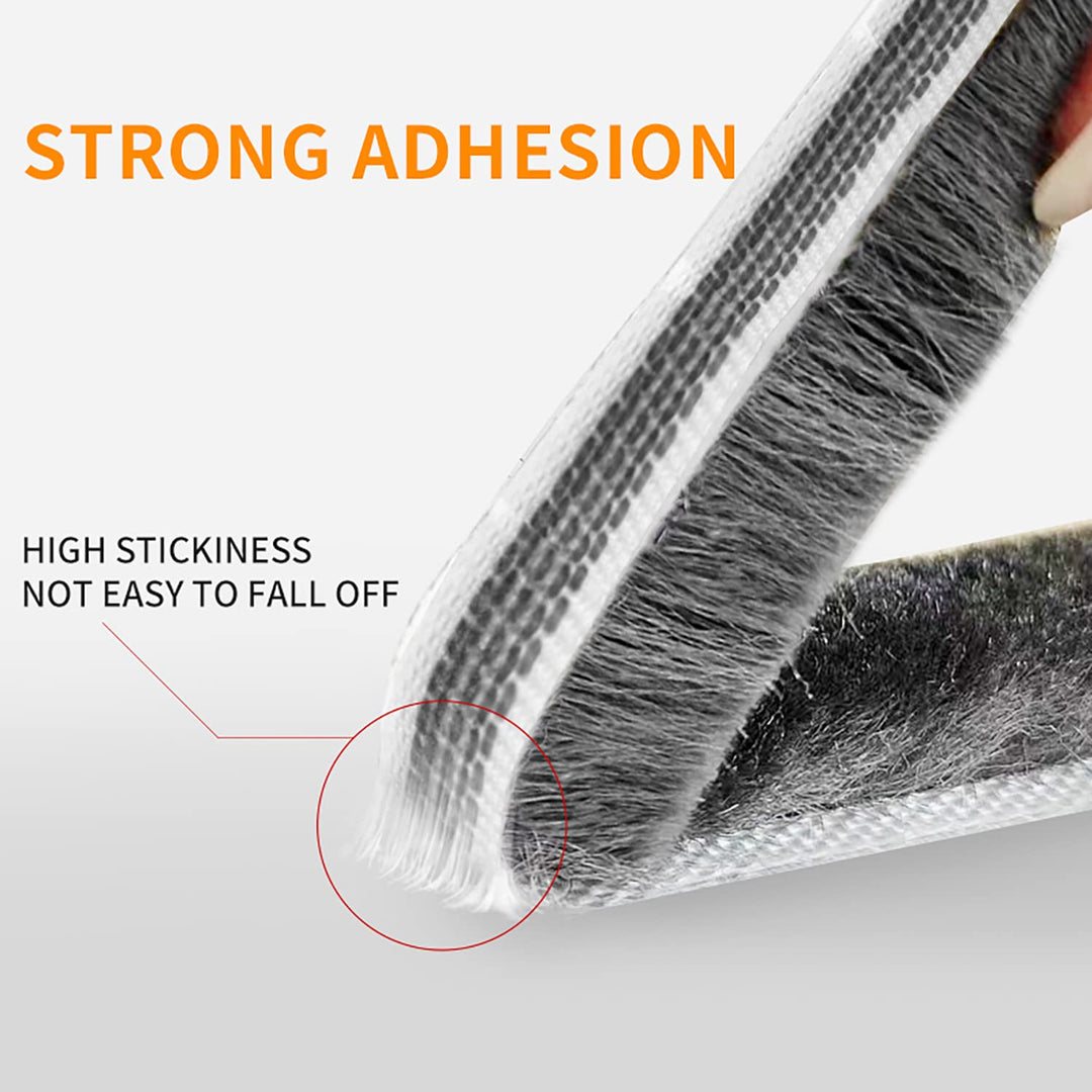 JANADIO 32.8 Ft Self Adhesive Seal Strip Weatherstrip for Windows and Doors House Soundproofing,Windproof,Dustproof,Stronger Stickiness. (0.35" (W) x 0.2" (T) x 32.8' (L)) Retail $15.99