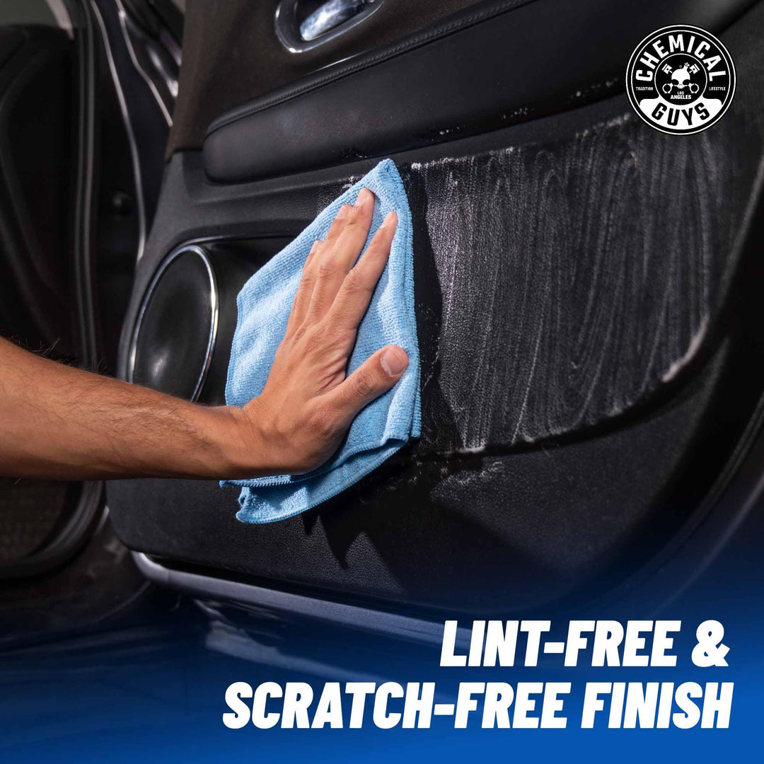 Chemical Guys MICBLUE03 Workhorse Professional Microfiber Towel, Blue (Safe for Car Wash, Home Cleaning & Pet Drying Cloths) 16" x 16", Pack of 3 Retail $9.99
