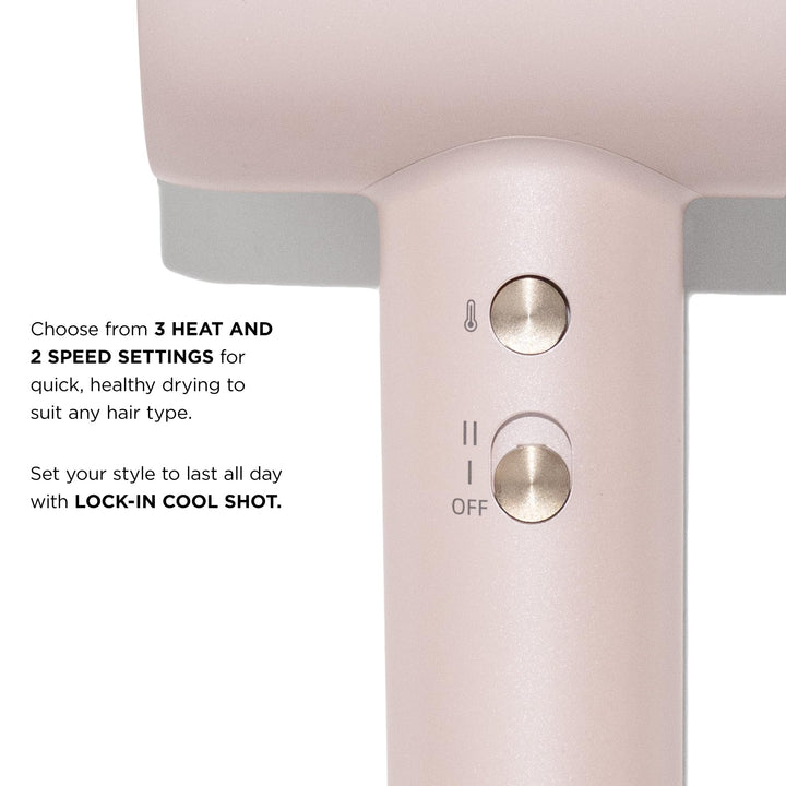 T3 LuxeDry High-Performance Hair Dryer Set with Drying Concentrator, Styling Concentrator & Diffuser Attachments |Fast, Powerful Drying & Styling |for All Hair Types